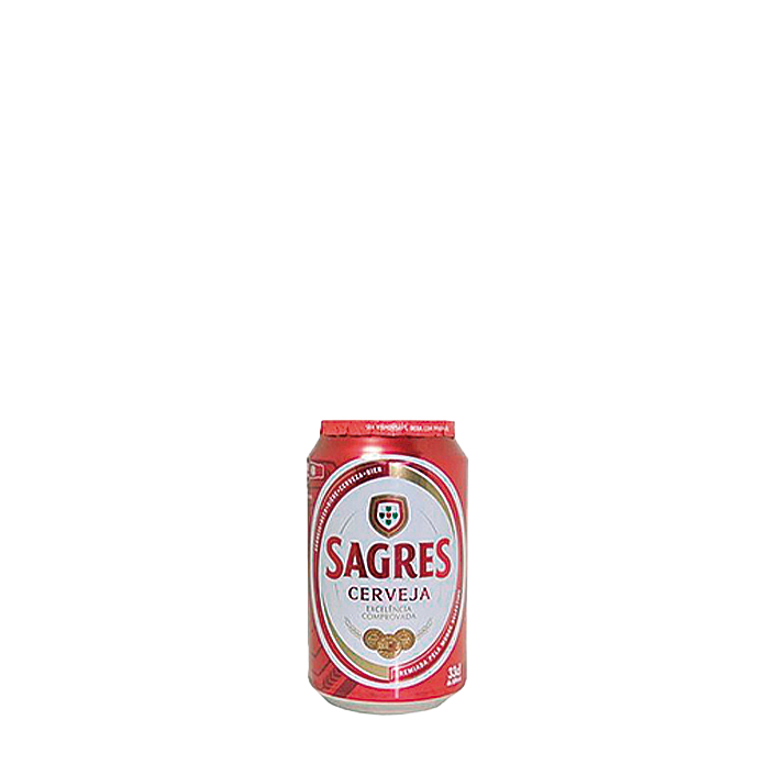 Cerveza Sagres 5% 330 mililitros